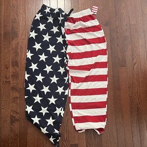 Disguise Men's American Flag Star & Stripe Lounge Pants - Red, White, Blue